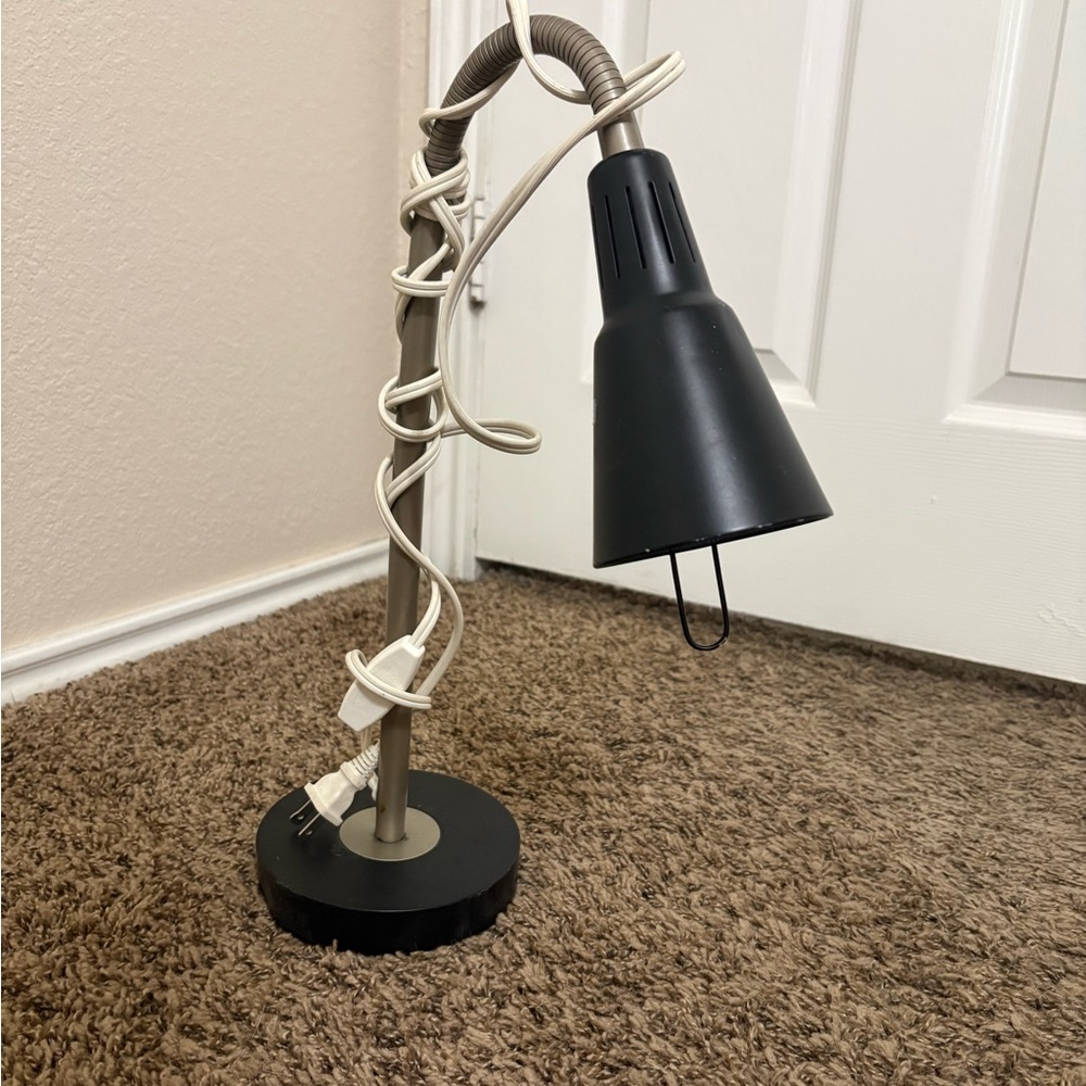IKEA Black and Silver Desk Lamp